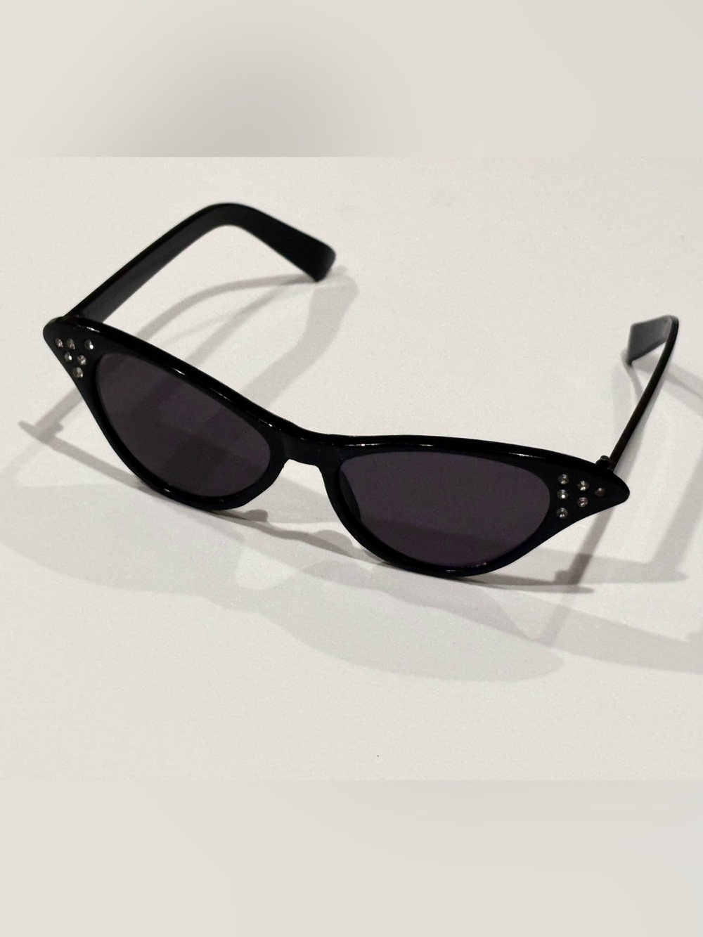 Party City Black Cat-Eye Sunglasses with Stud Accents